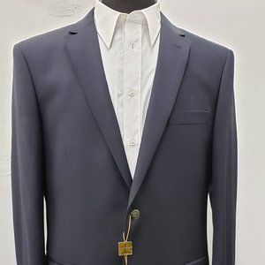 Mantoni Super 140's Navy Two Button Sport Coat